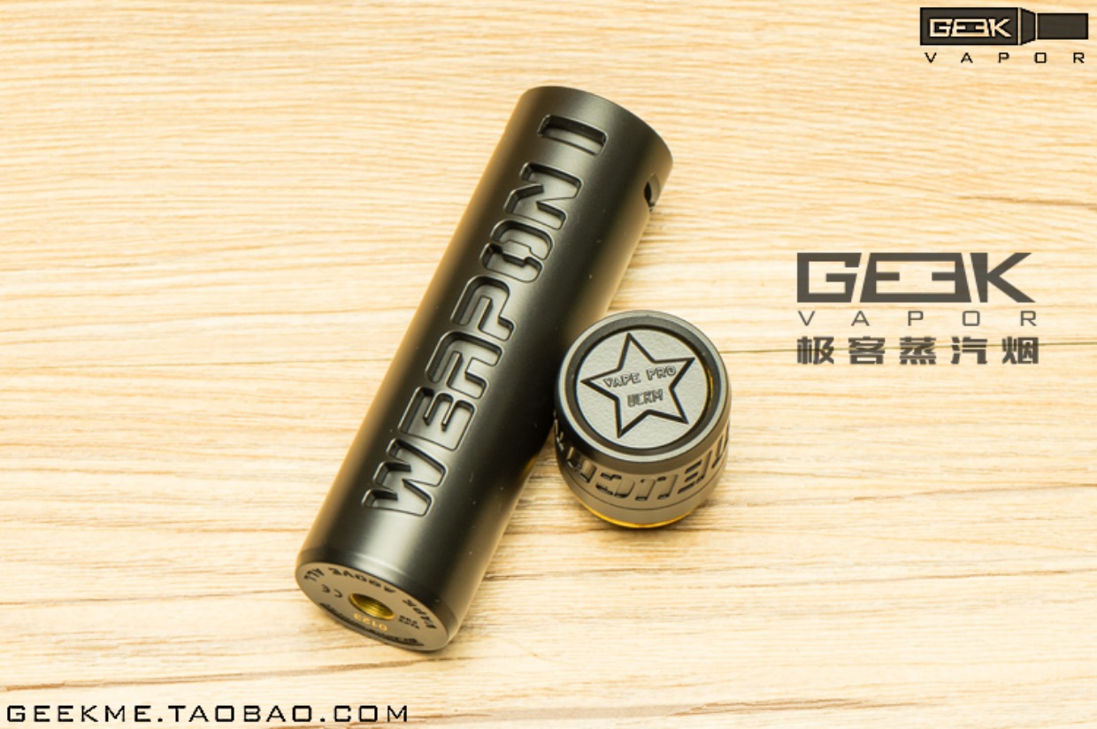 正品weapon mod 武装机械杆 25mm 消光黑 电子烟 赛级机械杆