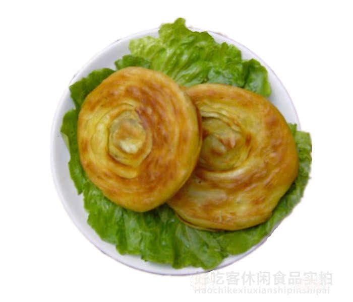 四川美食成都彭州特产名小吃军屯锅魁100克锅盔大肉饼手工点心