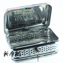 Mini motorcycle trunk Motorcycle tail box Electric vehicle trunk toolbox Stainless steel tail box box