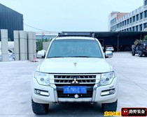 Mitsubishi Pajero modified semi-submersible stainless steel truck top frame luggage shelf expansion side tent canopy