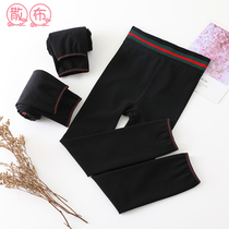 Girls leggings spring autumn and winter children students babies girls velvet elastic breathable pants thick