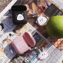 Jueves original cartoon airpods protective cover generation second generation tpu soft shell cartoon wireless ear case silicone