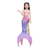 Girls Mermaid Clothes Clothing Fishtail Princess Skirt Swimsuit Girls Mermaid tail childrens Swimsuit set