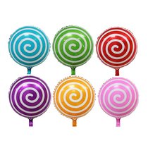 18 inch round lollipop aluminum film balloon candy foil wedding birthday decoration party Annual Meeting arrangement helium balloon