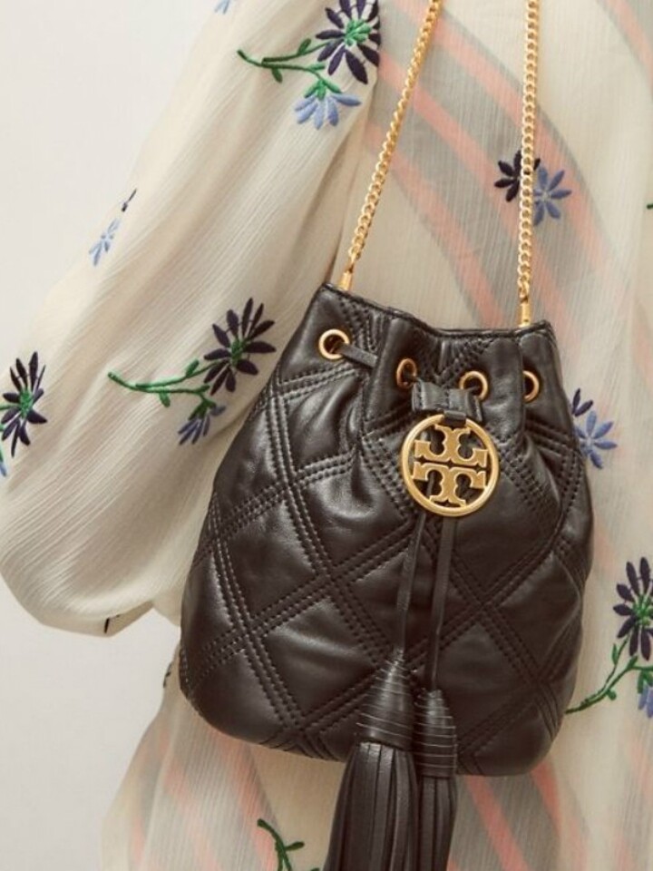 toryburch迷你斜挎水桶包