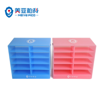 Meiya Baike blue pink five-layer double row to be checked in the inspection of the hard disk rack