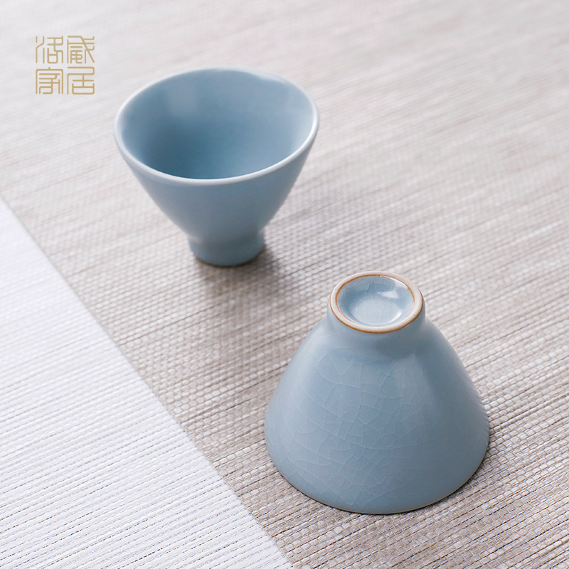 Blower, small jingdezhen ceramic cups hat to cup your up slicing kunfu tea cup meditation cup your porcelain sample tea cup