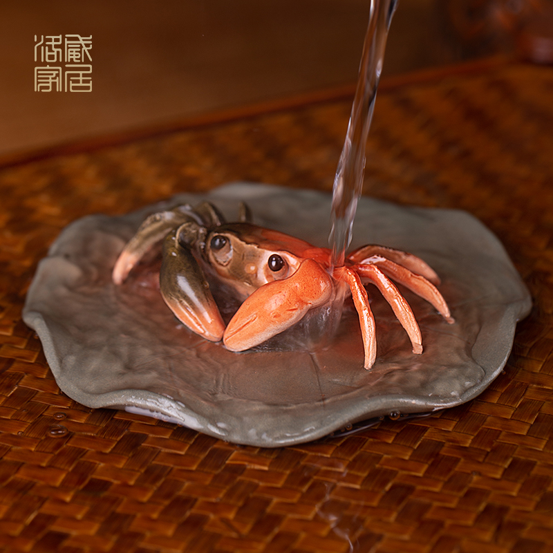 Pet, tea tea to keep pure manual water discoloration tea small place, a mini purple sand tea play a crab move