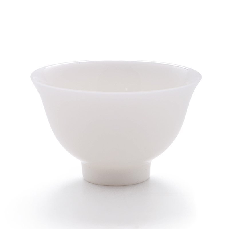 Jingdezhen ceramic cups, kung fu master sample tea cup cup manual small tea set white porcelain cup single single CPU