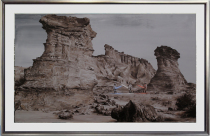 Laser Sword Paco Pomet Guard Mark Tansey Surreal Movie Entertainment Room Old Photo Painting