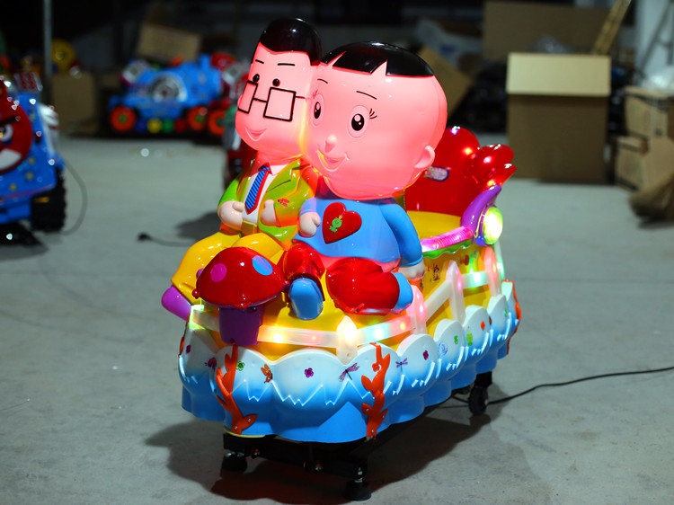 2018新款儿童电动摇摆机大头儿子小头爸爸投币机投币摇摇乐摇摇车