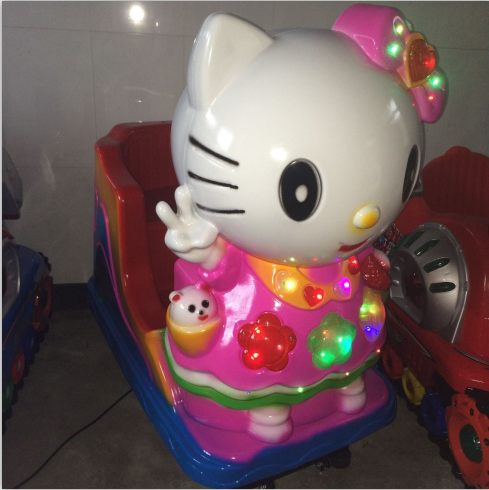 厂家直销新款儿童特价电动画屏投币摇摇车摇摆机摇摇乐摇摇马kt猫