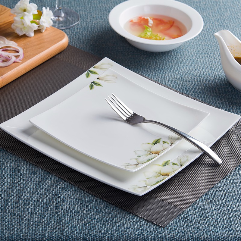 Steak dishes square dinner plate ipads porcelain plate of pasta dish of plate flat ceramic tableware all the creative home plate