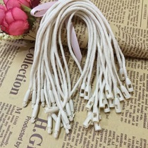 Beige coarse cotton rope hanging grain high-end sling tag rope tag rope Hand rope tag rope