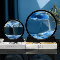 Creative Decompression Flow Sand Painting Sand Leaking Swing Piece Living Room Office Home Adornment TV Cabinet Wine Cabinet Light Lavish Gifts