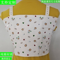 Pure Cotton Adjustable Shoulder Strap Breast Surgery Wound Fixed Rib Strap Breathable Thoracic Vertebral Fracture Rehabilitation Protective Chest Strap