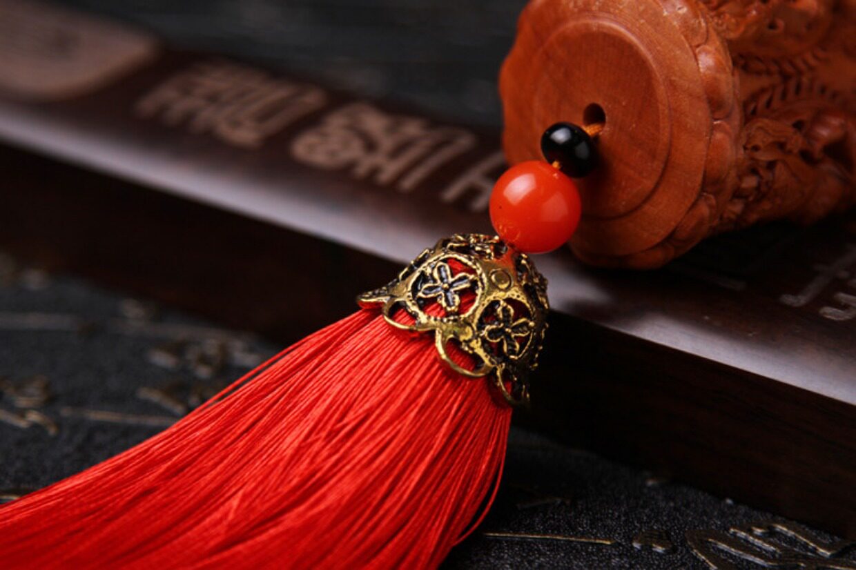 桃木辟邪汽车内挂饰 四面弥勒佛观音保平安车用品 车载后视镜挂件