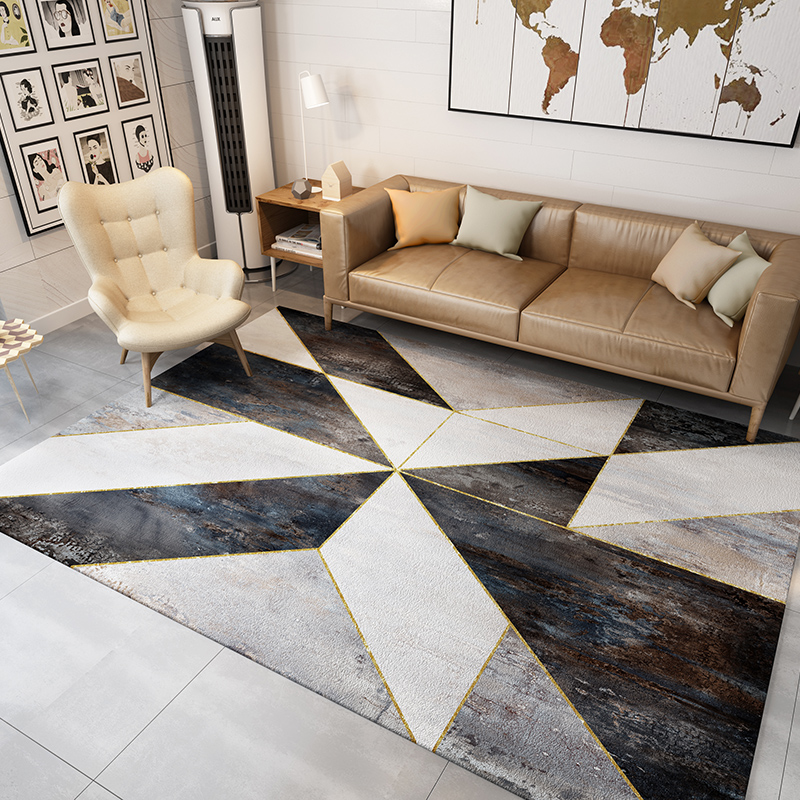 nordic ins style american light luxury carpet living room tea table blanket modern simple sofa bedroom full of household floor mats