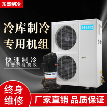Cold storage full set of equipment Refrigeration unit fresh storage small fruit and vegetable cold storage freezer Compressor all-in-one machine