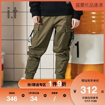 it UNDERGARDEN Wu Yifan with the same autumn casual trend beam feet black tooling trousers men 6812