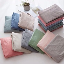 Day Style All-cotton Color Weave Washed Cotton Single Bed Gasawara Color Simple 0 9 1 1 35 m pure cotton good linen