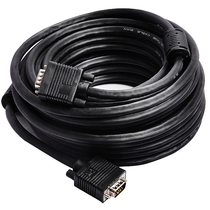 Sanbao double magnetic ring progressive scan VGA cable needle needle 15 meters black