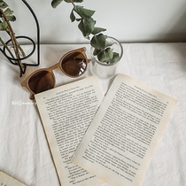 Retro props do old English paper photo background paper ins Wind photo props photography background paper ornaments