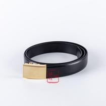 Public golden monkey leader belt automatic buckle inner belt leather mens belt head layer cowhide