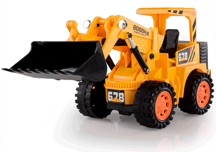 充电无线遥控推土机工程车压路抓木电动玩具车仿真铲车推土车模型