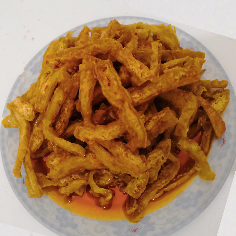 湖南特产土特产油豆腐丝 湖南米粉臊子碱面 炒好的豆腐丝290克