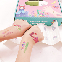 Childrens tattoo stickers are safe and non-toxic for boys and girls cartoon nail stickers durable waterproof and hungry caterpillar stickers