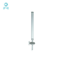 Curled color layer analysis column outer diameter 20(15)* 300mm glass piston chromatography column can be customized standard port