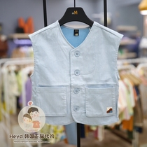 Direct mail moimoln Korea small clouds 2021 summer light blue vest VEG02