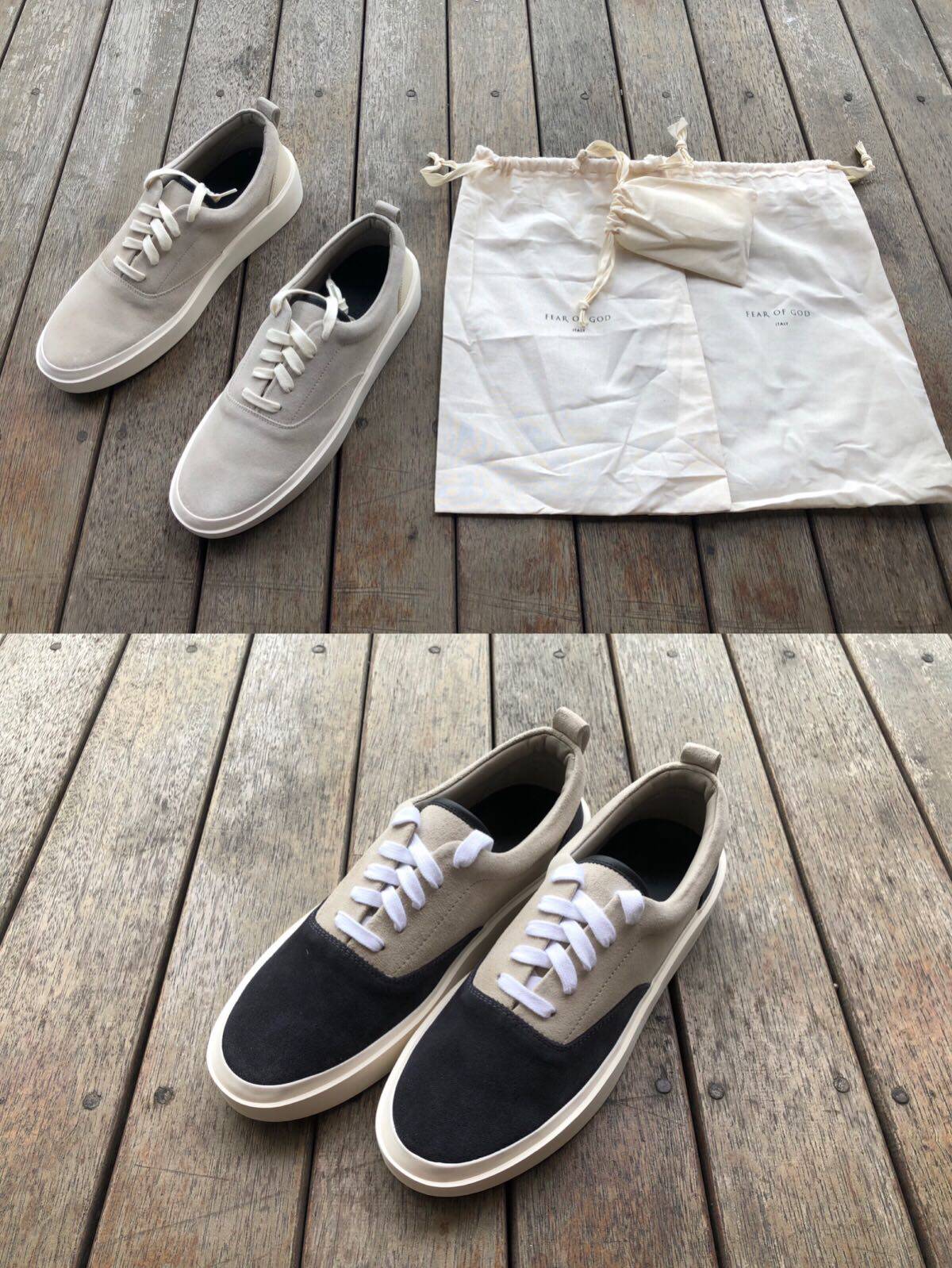 fear of god fog 101 sneaker 巅峰之作 低帮反毛皮 休闲鞋板鞋