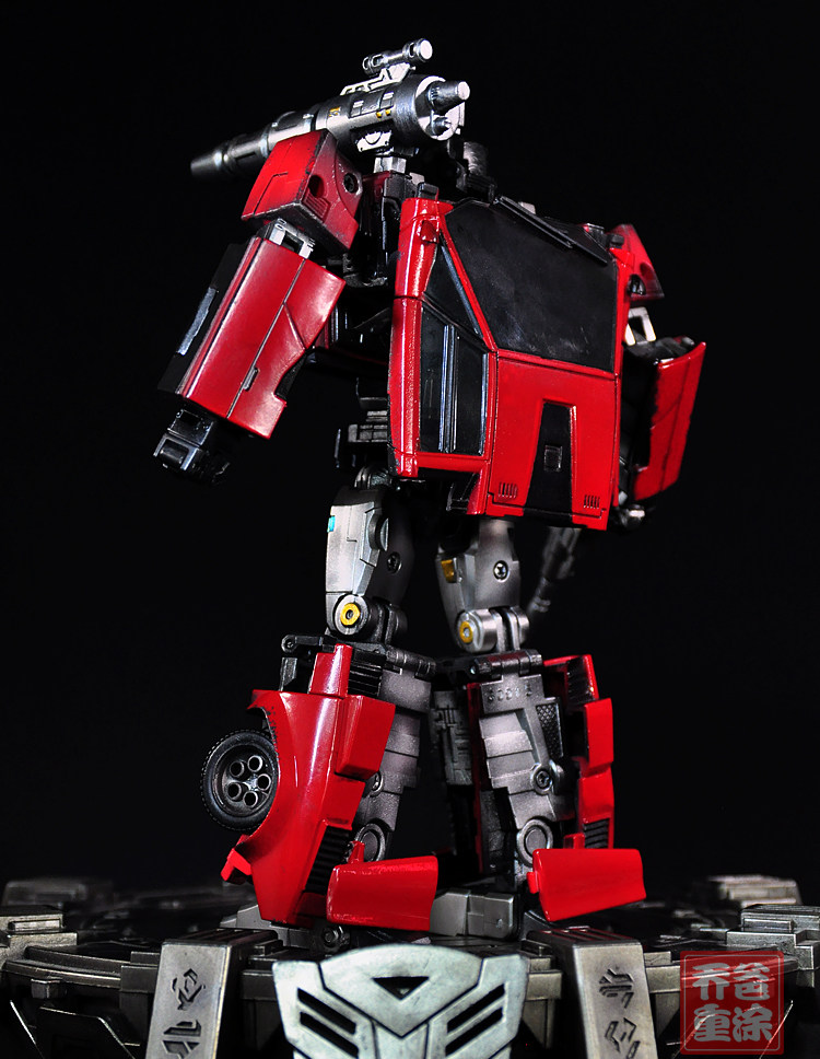 乔爸重涂变形金刚g1mp12mp12横炮兰博基尼改色上色战损