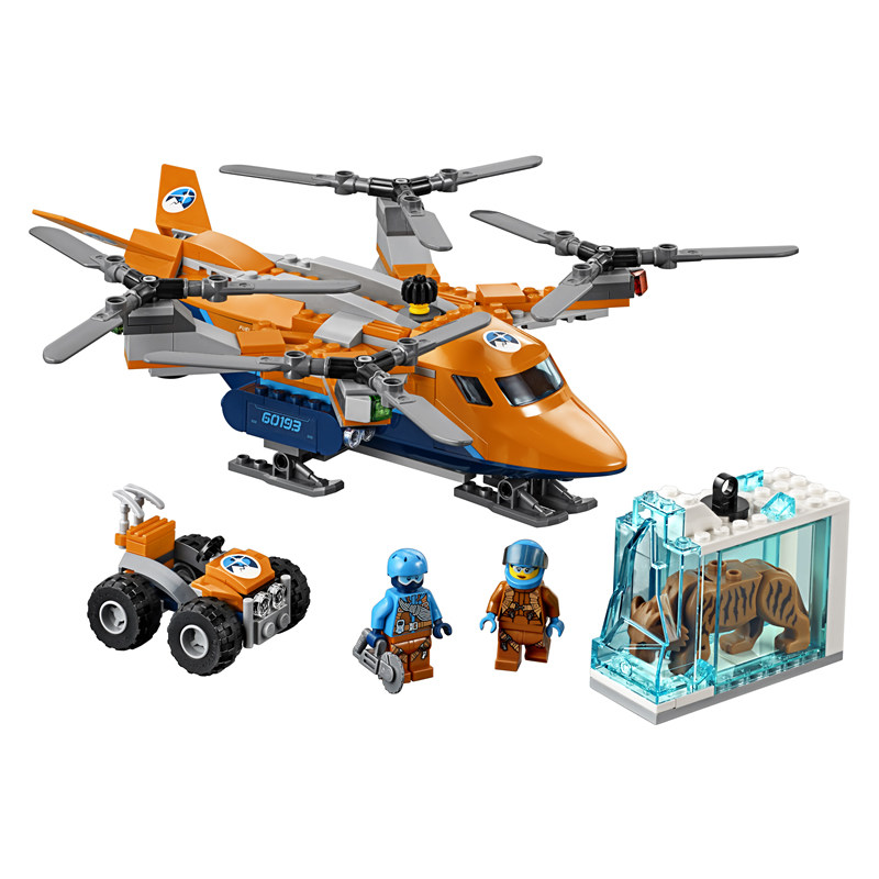 7月新品lege乐高城市系列60193极地空中运输机男孩子拼装积木玩具