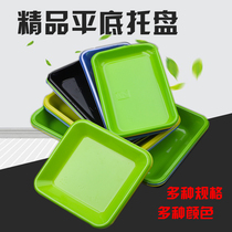 Disposable Fruit Tray Flat Bottom Transparent Vegetable Packaging Box Color Raw Fresh Food PET Plastic Rectangular Dish