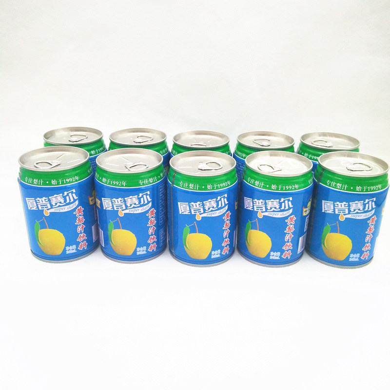 山西晋城高平特产夏普赛尔黄梨汁果味饮料厦普赛尔世外梨园10罐装