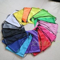 Spot polyester drawstring pocket nylon cloth Oxford cloth outdoor sports storage bag shoulder bag custom