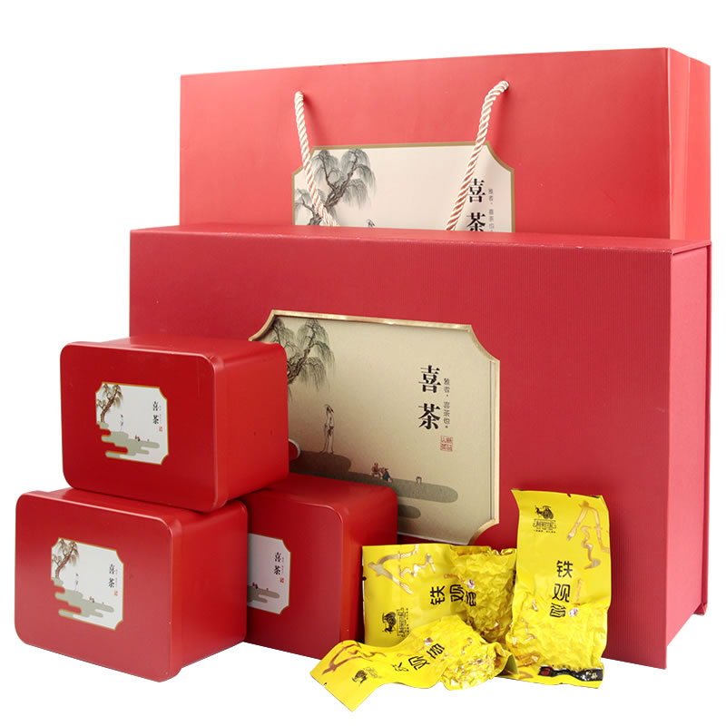喜茶 安溪铁观音乌龙茶 茶叶礼盒装 浓香型250g礼品装产品展示图1