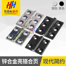 aluminum alloy hinge zinc alloy hinge electric box hinge industrial aluminum alloy hinge 40 50 60 black bright chrome