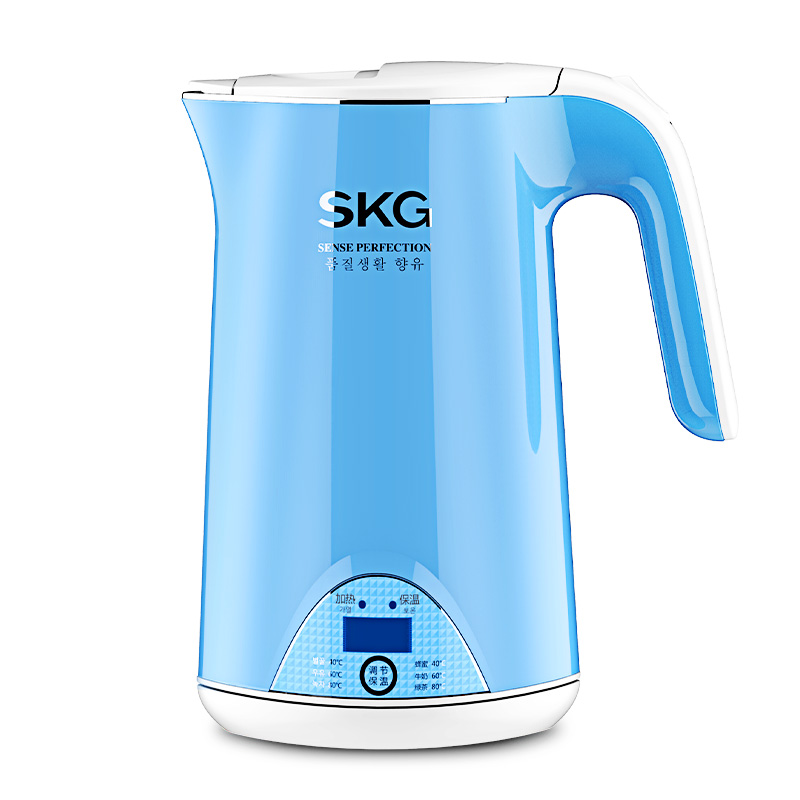 SKG 8068 保温电水壶烧水壶电热水壶家用不锈钢304食品级水壶1.7L产品展示图2