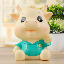 Couple gift cow piggy bank Zodiac savings bank children anti-fall girl cute send boys and girls a pair of ox year
