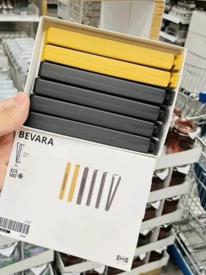 IKEA BEWALA SEALING CLIP 30 피스 세트 밀봉 클립 비닐 가방 가정용 분유 차 클립 국내 구매 IKEA BEWALA SEALING CLIP 30 피스 세트 밀봉 클립 비닐 가방 가정용 분유 차 클립 국내 구매