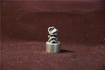 Elephant button copper seal seal engraving copper seal calligraphy seal Study abroad seal