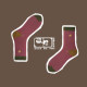 ALLIN5 double pack FORU series lacquer mud gift boxs colorful retro splicing four seasons pure cotton mid-calf socks