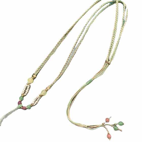 고급 핸드 짠 펜던트 랜디드 골드 및 실버 펜던트 로프 jade beeswax 펜던트 로프 옥수수 밧줄 로프 간단하고 절묘한 고급 핸드 짠 펜던트 랜디드 골드 및 실버 펜던트 로프 jade beeswax 펜던트 로프 옥수수 밧줄 로프 간단하고 절묘한