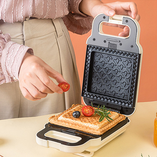 涛声三明治机早餐机家用轻食机华夫饼面包机多功能加热吐司压烤机
