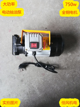 Portable electric diesel pump 220V large flow high power 750W self-priming diesel refueling pump refueling machine
