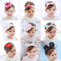 Baby hair band Princess summer baby hair band headwear hair 0-1-2 years old Korean version 0-12 months female baby floral headdress